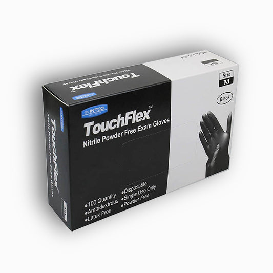 M - TouchFlex Nitrile Gloves, Powder-Free, Non-Latex